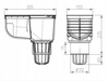 OSADNIK RYNNOWY 110 MM - REGULOWANY 75-125 - Studzienka Czyszczak Odpływ