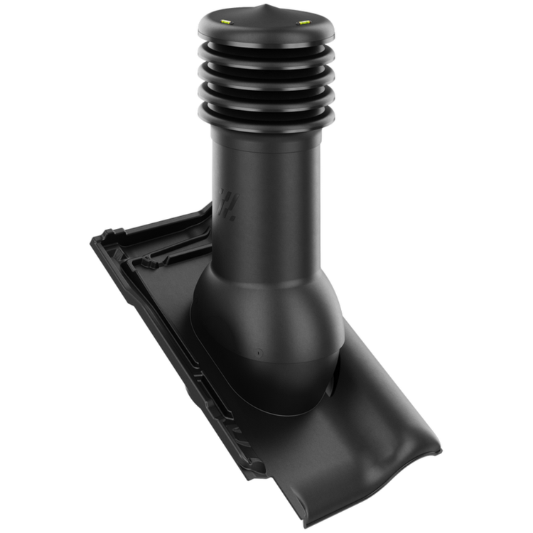 Kominek wentylacyjny do dachówki TITANIA ANTRACYT ANGOBA/CZARNA GLAZURA fi150