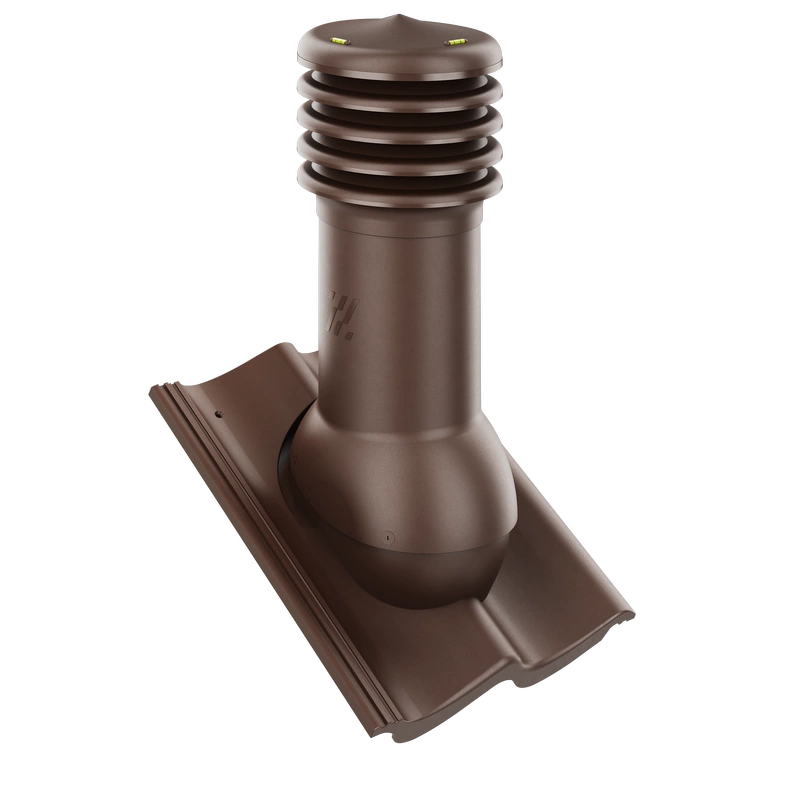 Kominek wentylacyjny do dachówki ALEGRA 9 CZARNA ANGOBA SZLACHETNA fi125 pol_pl_Kominek-wentylacyjny-WYRZUTNIA-do-pokryc-plaskich-BRAZOWY-fi125-6736_1