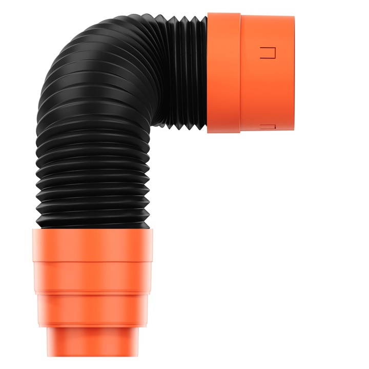 WYRZUTNIA DACHOWA IZOLOWANA kominek wentylacyjny pod gont/papę RAL8017 fi160 + RURA