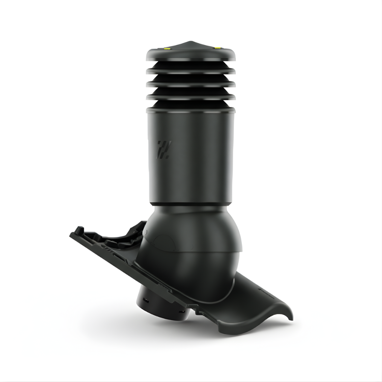 Kominek wentylacyjny IZOLOWANY do dachówki MILANO ANTRACYTOWA ANGOBA fi125