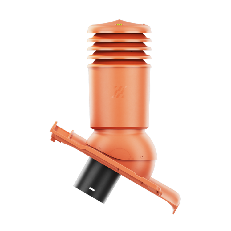 Kominek wentylacyjny IZOLOWANY do dachówki TITANIA MIEDZIANA fi125