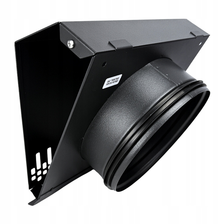 Czerpnia powietrza ścienna kratka wentylacyjna fi 125 kolor: GRAFIT