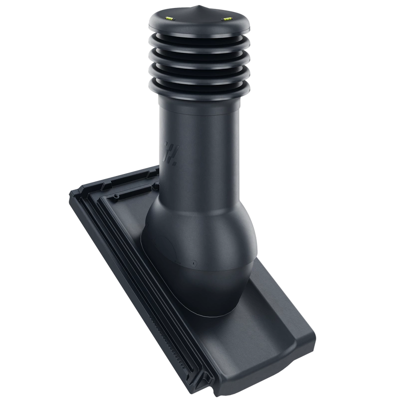 Kominek wentylacyjny do dachówki ALEGRA 9 CZARNA ANGOBA SZLACHETNA fi125 pol_pl_Kominek-wentylacyjny-WYRZUTNIA-do-pokryc-plaskich-BRAZOWY-fi125-6736_1