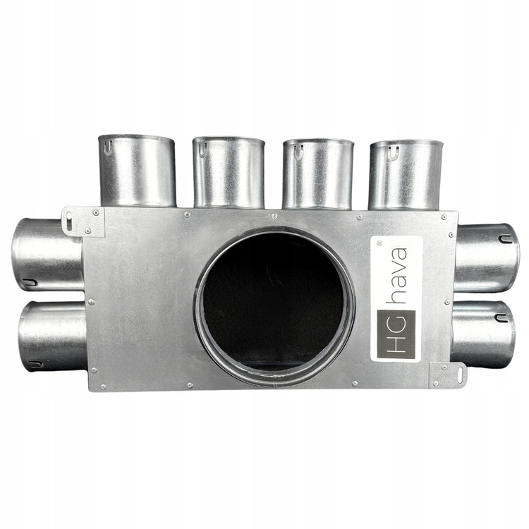 Rozdzielacz wentylacyjny 8x90 mm / fi 200 REKUPERACJA fi 90