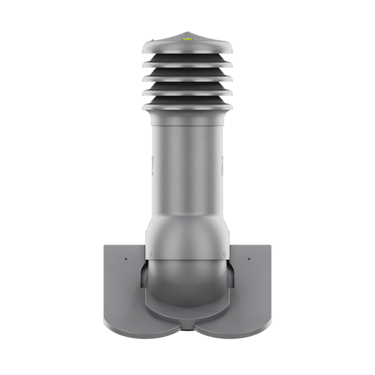 Kominek wentylacyjny do dachówki KARPIÓWKI GRAFIT RAL 7024 fi125