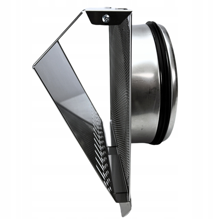 Czerpnia powietrza ścienna kratka wentylacyjna fi 125 kolor: INOX