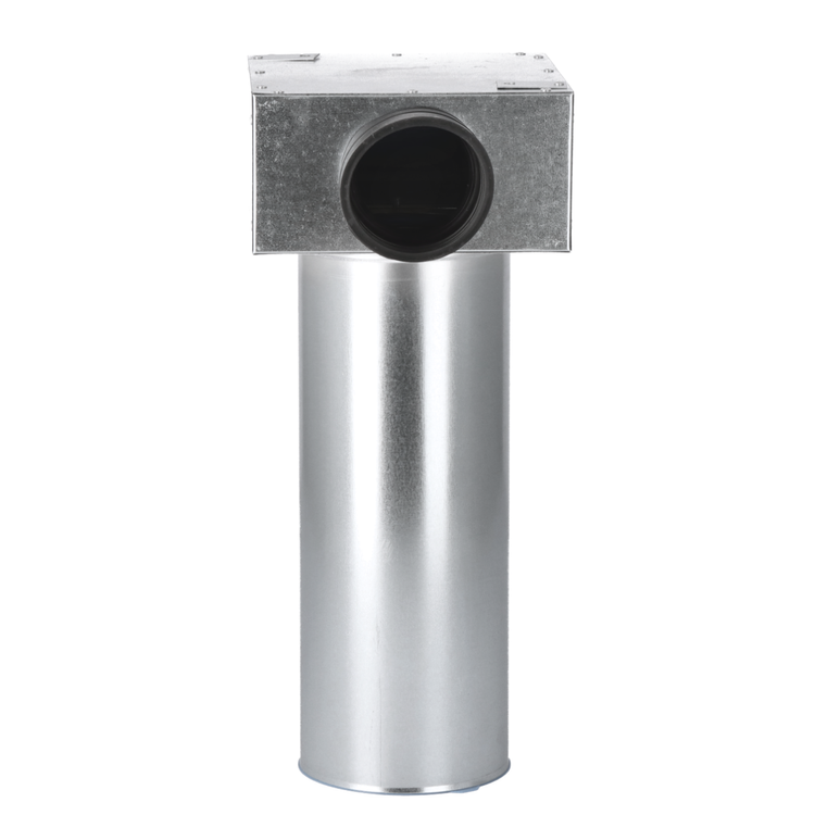 SKRZYNKA ROZPRĘŻNA 1x90 MM | FI 100 | REKUPERACJA OCYNK-GUMA POD ANEMOSTAT