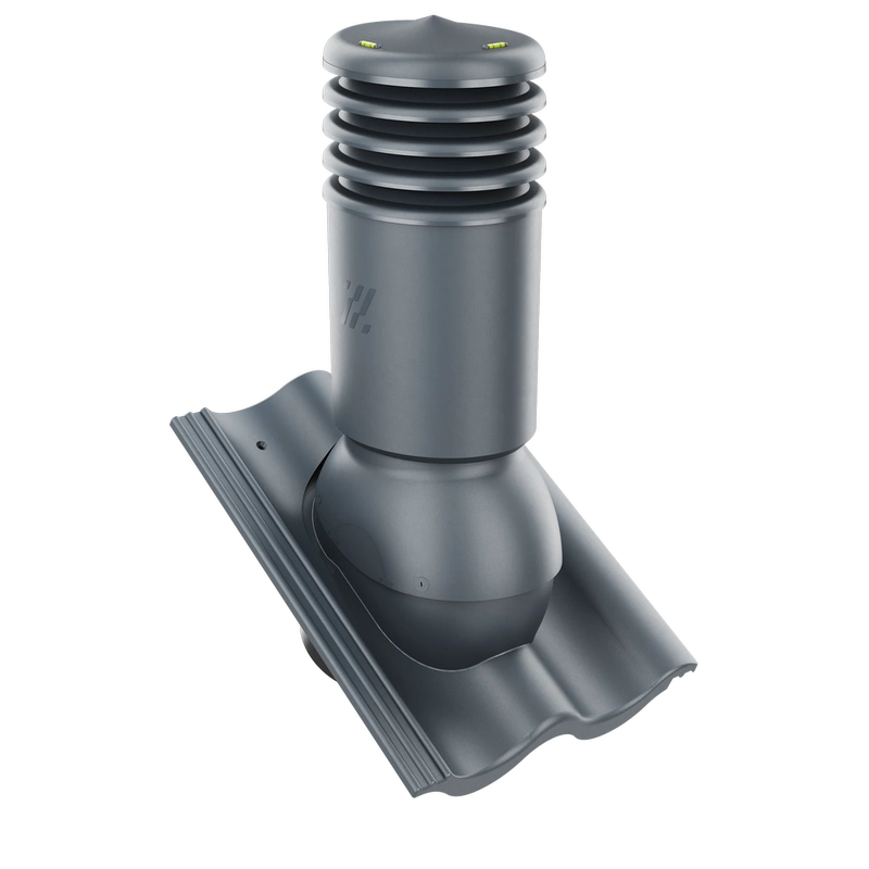 Kominek wentylacyjny do dachówki ALEGRA 9 CZARNA ANGOBA SZLACHETNA fi125 pol_pl_Kominek-wentylacyjny-WYRZUTNIA-do-pokryc-plaskich-BRAZOWY-fi125-6736_1