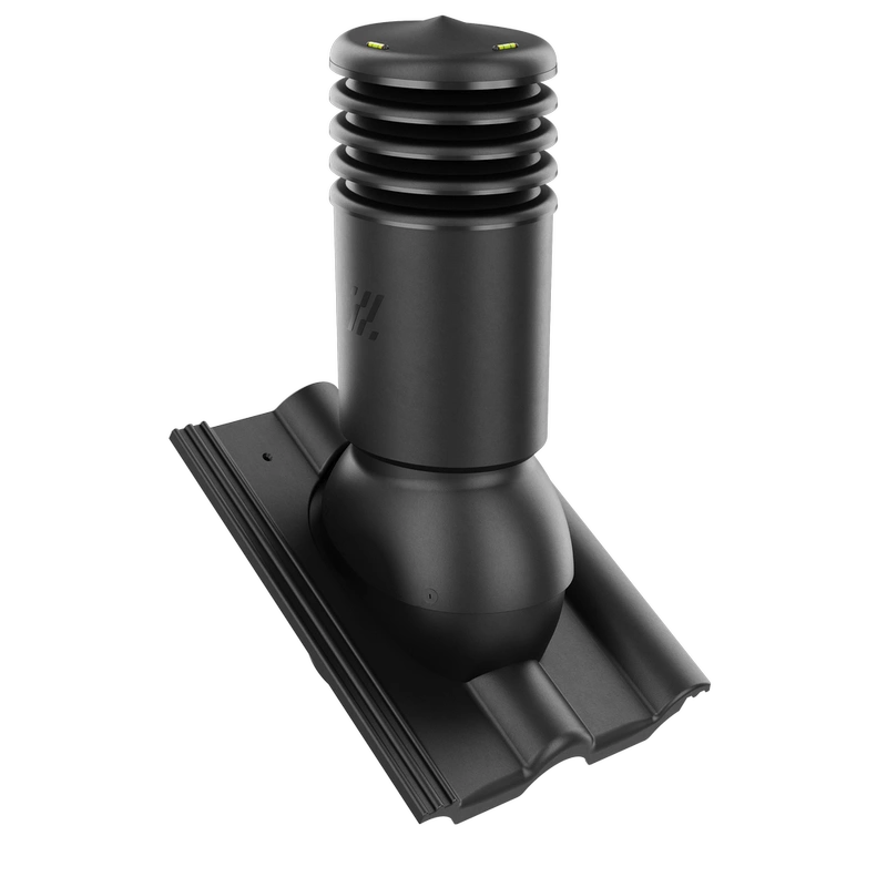 Kominek wentylacyjny do dachówki ALEGRA 9 CZARNA ANGOBA SZLACHETNA fi125 pol_pl_Kominek-wentylacyjny-WYRZUTNIA-do-pokryc-plaskich-BRAZOWY-fi125-6736_1