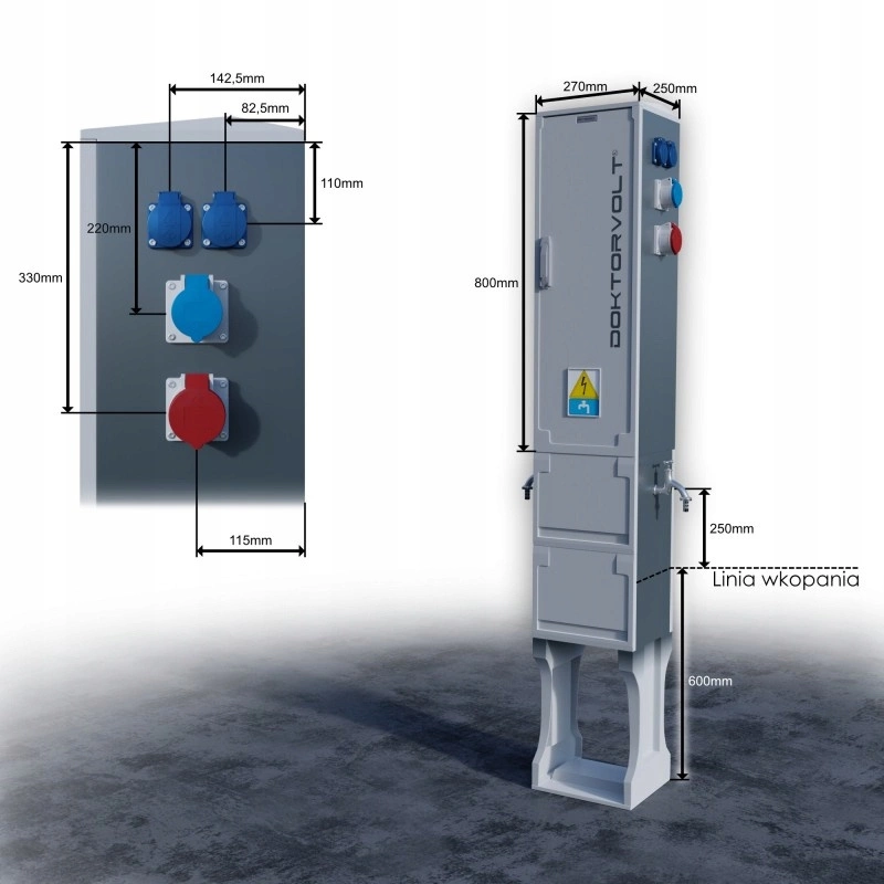 Rozdzielnica kempingowa CV-CAMP Słupek PRĄD + WODA pol_pl_Rozdzielnica-kempingowa-CV-CAMP-Slupek-PRAD-WODA-5656_3