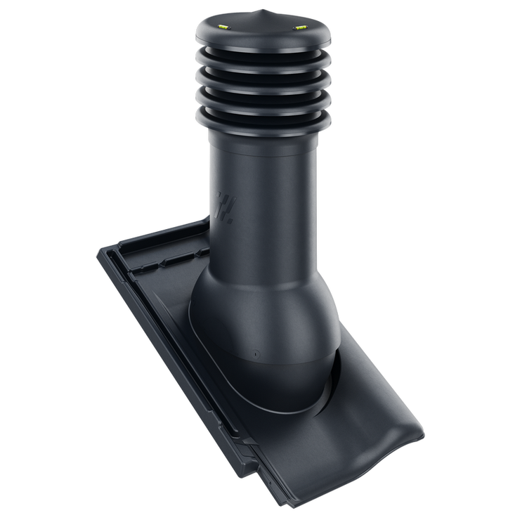 Kominek wentylacyjny do dachówki RUBIN 9V ANTRACYT ANGOBA fi150