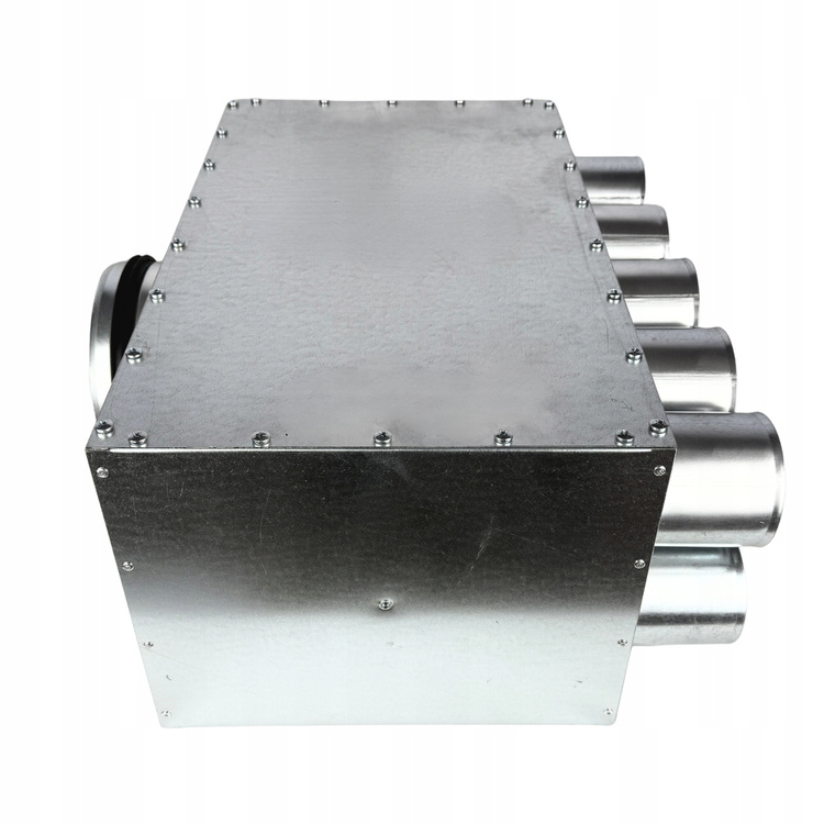 Rozdzielacz wentylacyjny skrzynka rozdzielcza 10x90 mm / fi 200 mm IZOLOWANY