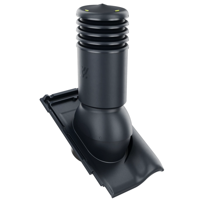 Kominek wentylacyjny do dachówki ALEGRA 9 CZARNA ANGOBA SZLACHETNA fi125 pol_pl_Kominek-wentylacyjny-WYRZUTNIA-do-pokryc-plaskich-BRAZOWY-fi125-6736_1