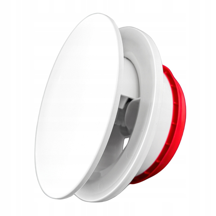 Anemostat Sufitowy Kierunkowy VAK NAWIEWNY / WYWIEWNY - BIAŁY - 125 mm