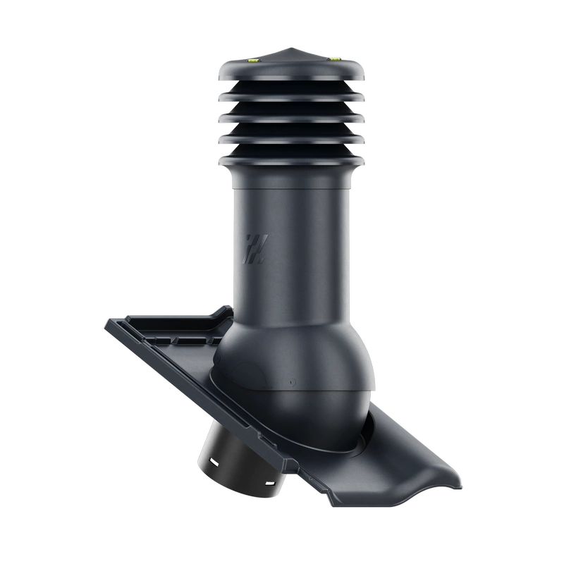 Kominek wentylacyjny do dachówki ALEGRA 9 CZARNA ANGOBA SZLACHETNA fi125 pol_pl_Kominek-wentylacyjny-WYRZUTNIA-do-pokryc-plaskich-BRAZOWY-fi125-6736_2