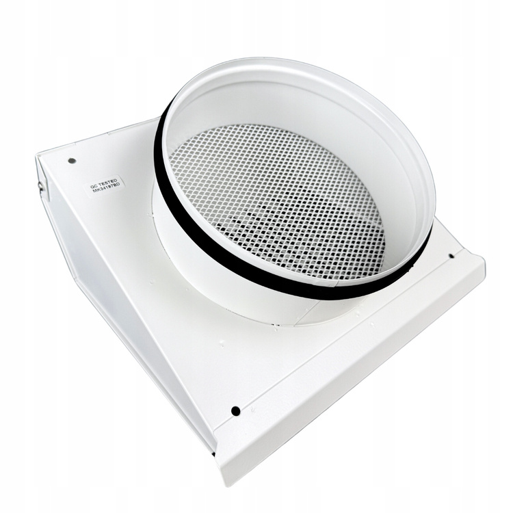 Wyrzutnia powietrza kratka wentylacyjna fi 180 kolor: BIAŁY