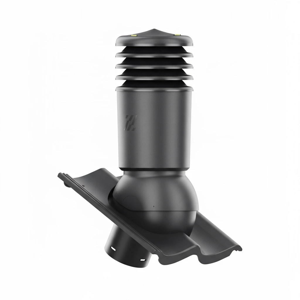 Kominek wentylacyjny do dachówki ALEGRA 9 CZARNA ANGOBA SZLACHETNA fi125 pol_pl_Kominek-wentylacyjny-WYRZUTNIA-do-pokryc-plaskich-BRAZOWY-fi125-6736_2