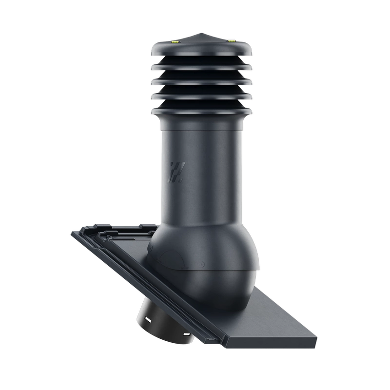 Kominek wentylacyjny do dachówki ALEGRA 9 CZARNA ANGOBA SZLACHETNA fi125 pol_pl_Kominek-wentylacyjny-WYRZUTNIA-do-pokryc-plaskich-BRAZOWY-fi125-6736_2