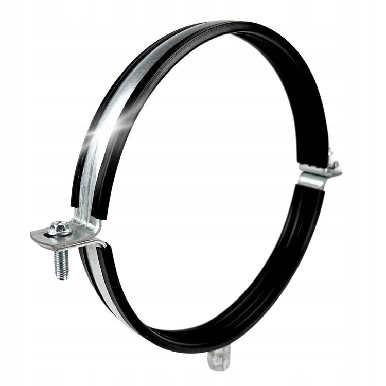 Obejma montażowa do rur z amortyzatorem fi 80