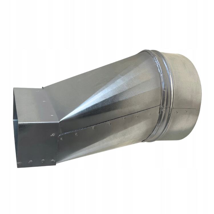 Dyfuzor redukcja OCYNK redukcja kanał płaski 220x80 mm / fi 200