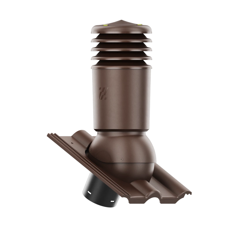 Kominek wentylacyjny do dachówki ALEGRA 9 CZARNA ANGOBA SZLACHETNA fi125 pol_pl_Kominek-wentylacyjny-WYRZUTNIA-do-pokryc-plaskich-BRAZOWY-fi125-6736_2