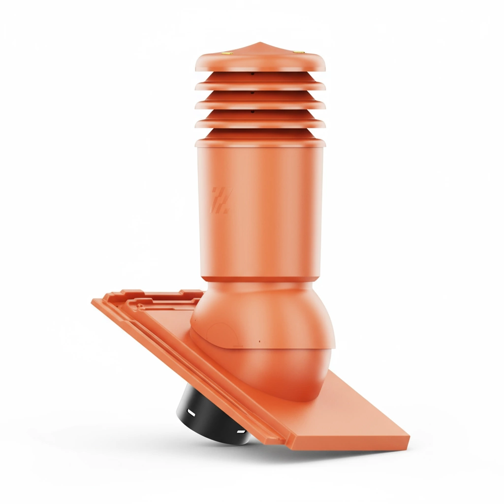 Kominek wentylacyjny do dachówki ALEGRA 9 CZARNA ANGOBA SZLACHETNA fi125 pol_pl_Kominek-wentylacyjny-WYRZUTNIA-do-pokryc-plaskich-BRAZOWY-fi125-6736_2