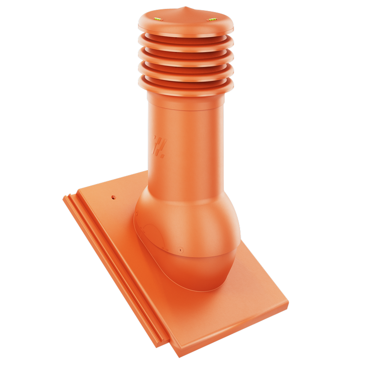 Kominek wentylacyjny do dachówki KAPSTADT PLANAR CZERWONY fi125