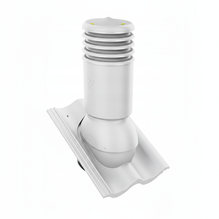 Kominek wentylacyjny IZOLOWANY do dachówki PALEMA SZARY fi150