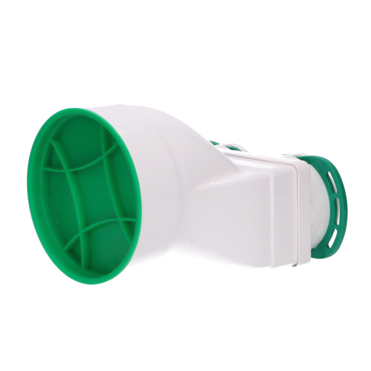 SKRZYNKA ROZPRĘŻNA pod anemostat podsufitowa POZIOMA fi 125 / 2x75 mm