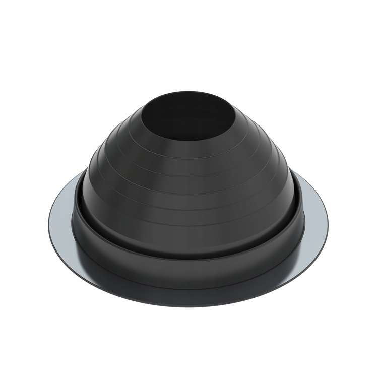 WYRZUTNIA DACHOWA IZOLOWANA kominek wentylacyjny UNIWERSALNY RAL9005 fi200