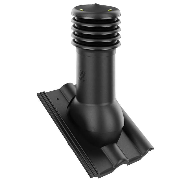 Kominek wentylacyjny do dachówki ALEGRA 9 CZARNA ANGOBA SZLACHETNA fi125 pol_pl_Kominek-wentylacyjny-WYRZUTNIA-do-pokryc-plaskich-BRAZOWY-fi125-6736_1