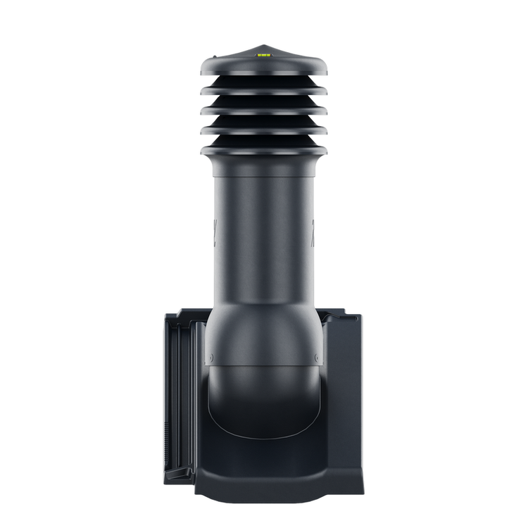 Kominek wentylacyjny do dachówki KODA ŁUPEK GLAZURA fi125