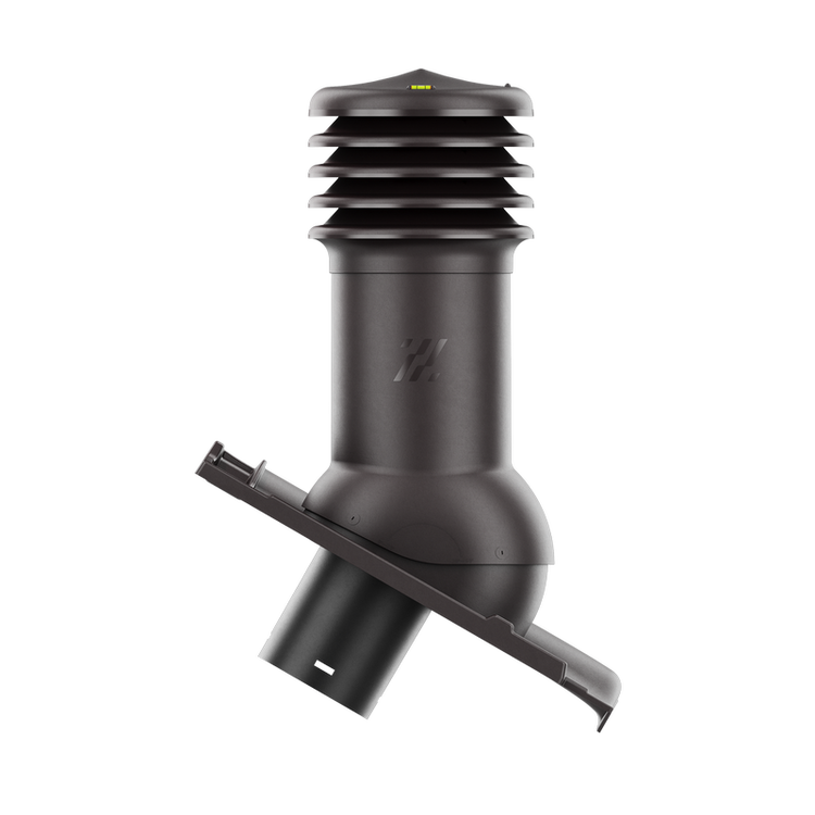 Kominek wentylacyjny do dachówki RUBIN 9V TEKOWY GLAZURA fi125