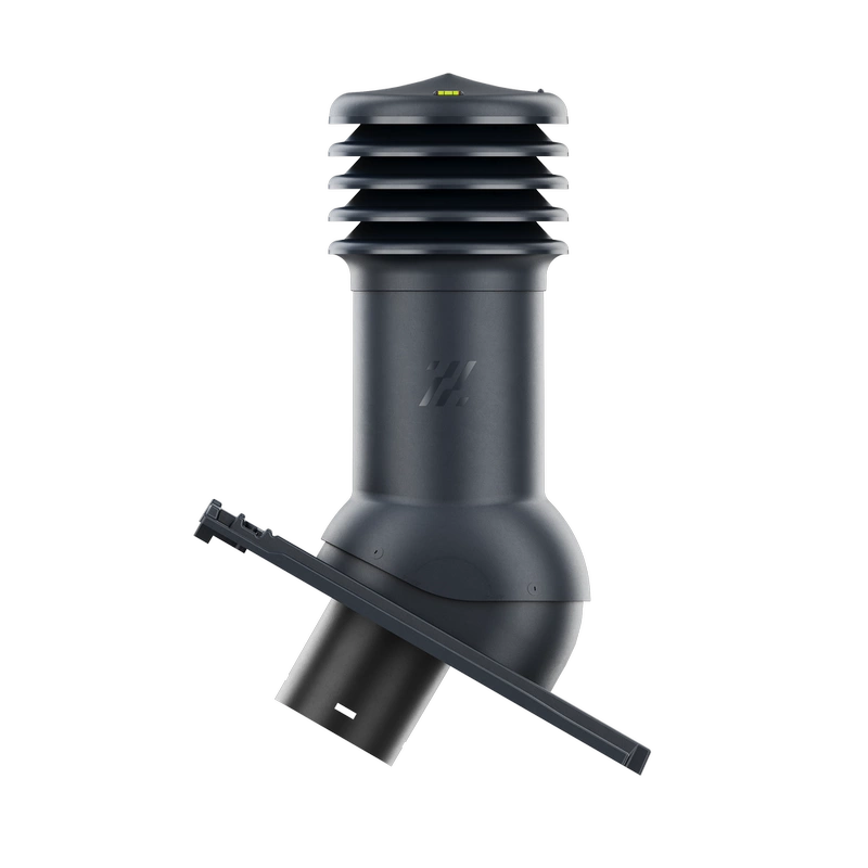 Kominek wentylacyjny do dachówki ALEGRA 9 CZARNA ANGOBA SZLACHETNA fi125 pol_pl_Kominek-wentylacyjny-WYRZUTNIA-do-pokryc-plaskich-BRAZOWY-fi125-6736_3