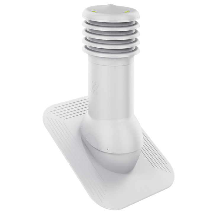 Kominek Wentylacyjny WYRZUTNIA fi150mm pod gont/pape JASNOSZARY RAL 7036