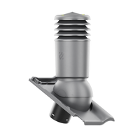 Kominek wentylacyjny IZOLOWANY do dachówki PIEMONT TITAN SZARA GLAZURA fi125