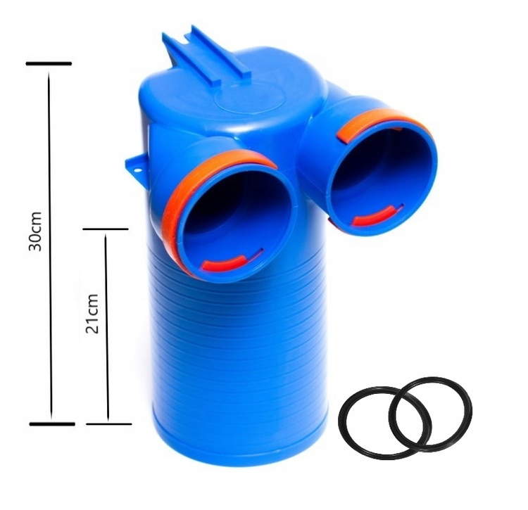 SKRZYNKA ROZPRĘŻNA REKUPERACJA 2x75mm fi 125 AST + USZCZELKI