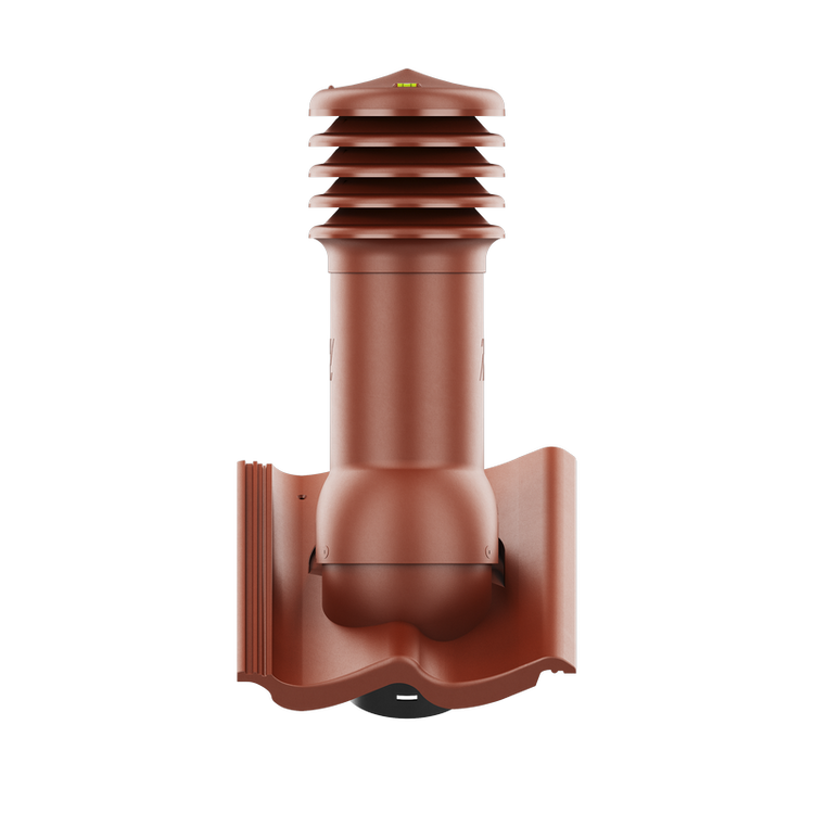 Kominek wentylacyjny do dachówki BAŁTYCKA/IKAST/SKAGEN KASZTANOWY fi125