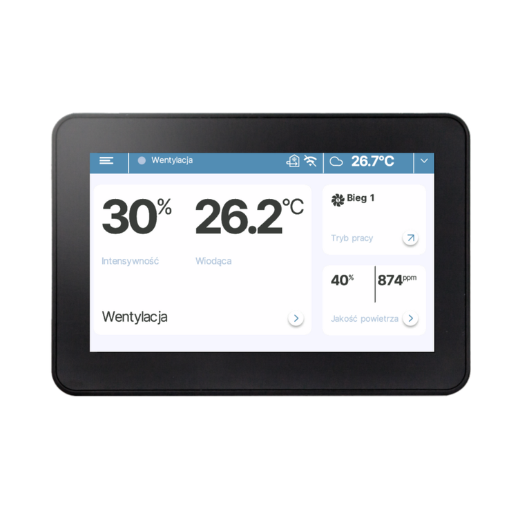 REKUPERATOR Centrala Blauberg VENTS Reneo SE 350-E VG - NAGRZEWNICA + EPP + STEROWNIK + WYMIENNIK ENTALPICZNY