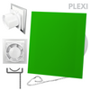 Wentylator łazienkowy dRim fi100 (PS) + FRONT PP Zielony
