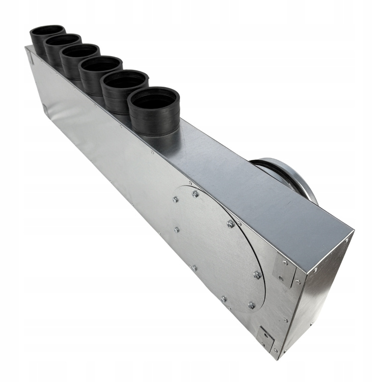 ROZDZIELACZ WENTYLACYJNY skrzynka rozdzielcza IZOLOWANA 6x75 fi 200