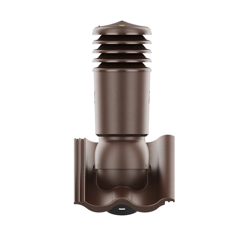 Kominek wentylacyjny do dachówki ALEGRA 9 CZARNA ANGOBA SZLACHETNA fi125 pol_pl_Kominek-wentylacyjny-WYRZUTNIA-do-pokryc-plaskich-BRAZOWY-fi125-6736_3