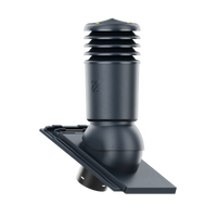 Kominek wentylacyjny IZOLOWANY do dachówki OREA 9 SZARA/ANTRACYTOWA ANGOBA fi125