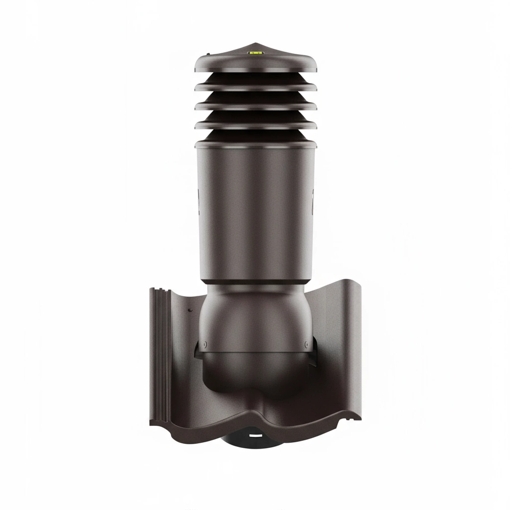 Kominek wentylacyjny do dachówki ALEGRA 9 CZARNA ANGOBA SZLACHETNA fi125 pol_pl_Kominek-wentylacyjny-WYRZUTNIA-do-pokryc-plaskich-BRAZOWY-fi125-6736_3