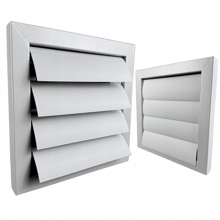 Wentylator ścienny przemysłowy ARK 160 + żaluzja grawitacyjna GRM 250x250