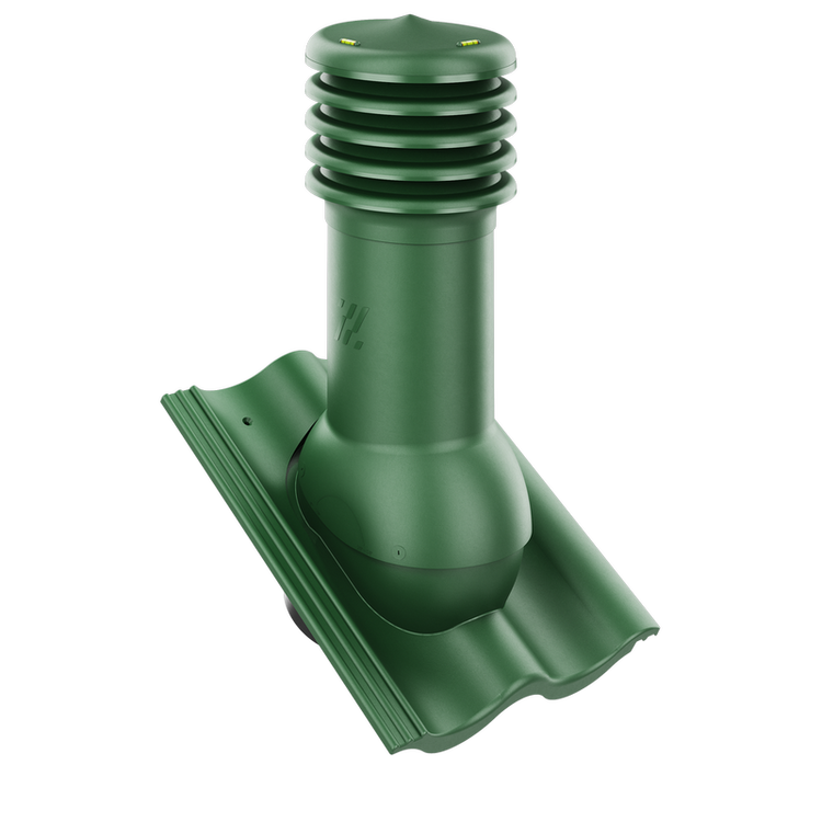 Kominek wentylacyjny do dachówki PALEMA JASNOZIELONY/OLIWKOWY fi125