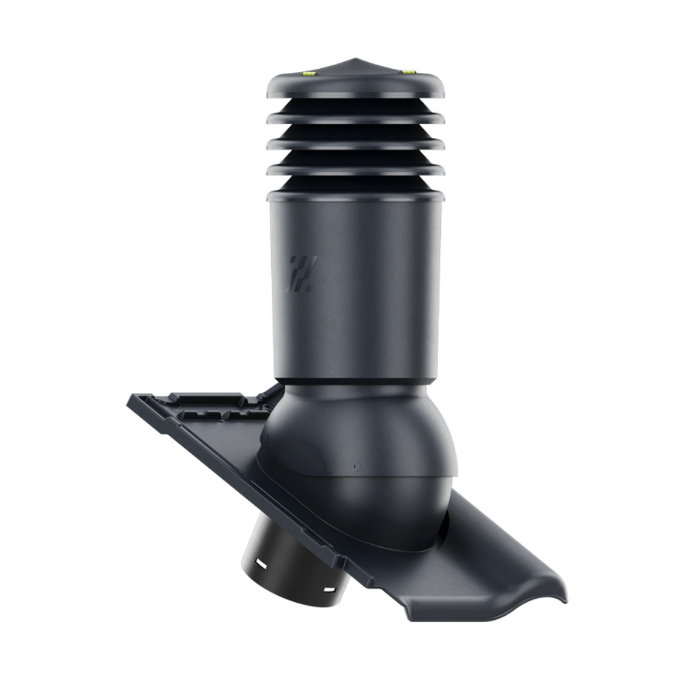 Kominek wentylacyjny do dachówki ALEGRA 9 CZARNA ANGOBA SZLACHETNA fi125 pol_pl_Kominek-wentylacyjny-WYRZUTNIA-do-pokryc-plaskich-BRAZOWY-fi125-6736_2