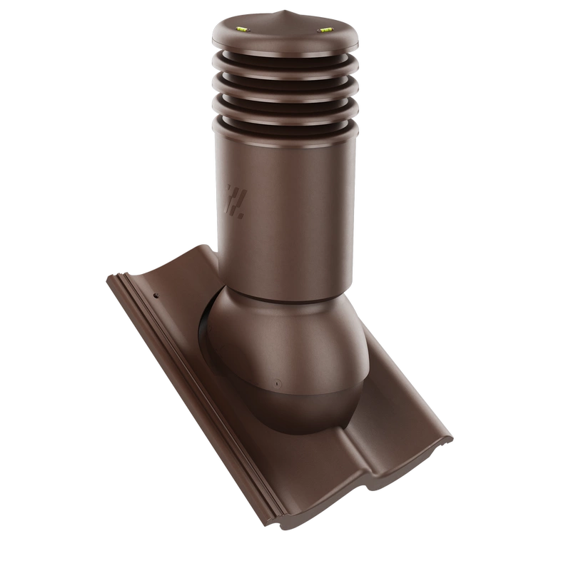 Kominek wentylacyjny do dachówki ALEGRA 9 CZARNA ANGOBA SZLACHETNA fi125 pol_pl_Kominek-wentylacyjny-WYRZUTNIA-do-pokryc-plaskich-BRAZOWY-fi125-6736_1