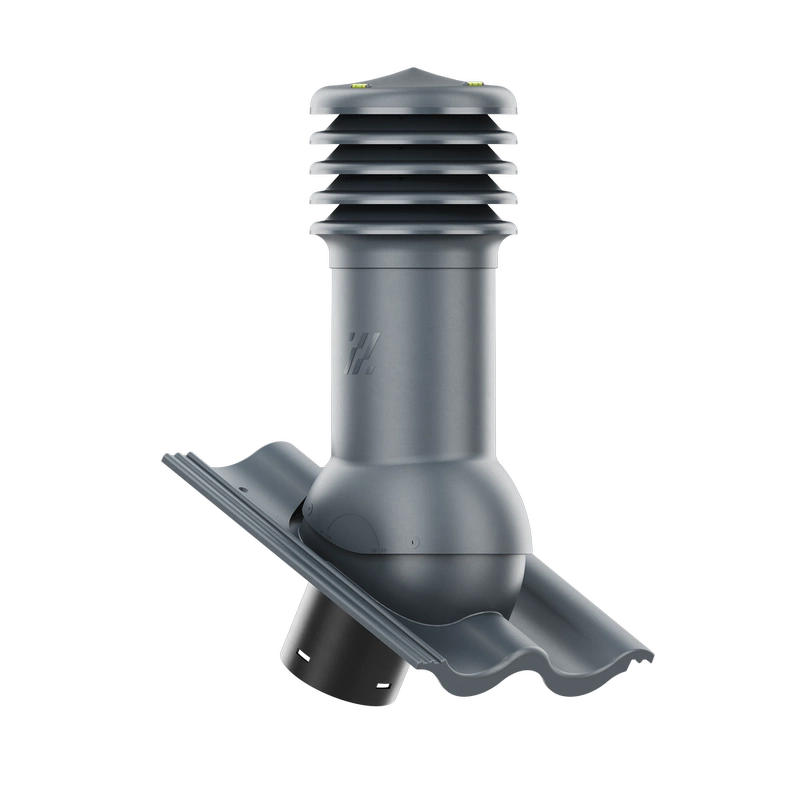 Kominek wentylacyjny do dachówki ALEGRA 9 CZARNA ANGOBA SZLACHETNA fi125 pol_pl_Kominek-wentylacyjny-WYRZUTNIA-do-pokryc-plaskich-BRAZOWY-fi125-6736_2